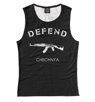 Женская Майка Defend Chechnya