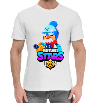 Мужская Хлопковая футболка BRAWL STARS EVIL GENE.