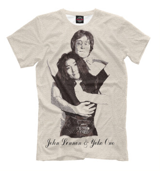 Мужская Футболка John Lennon & Yoko Ono