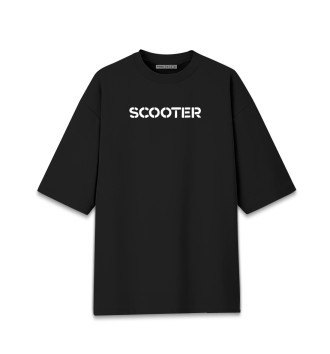 Мужская Хлопковая футболка оверсайз Scooter
