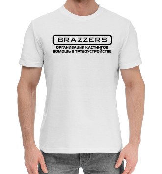Хлопковая футболка Brazzers