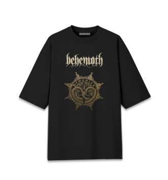 Хлопковая футболка оверсайз Behemoth