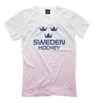 Мужская Футболка Sweden Hockey