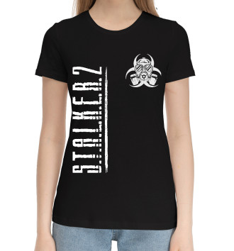 Женская Хлопковая футболка S.T.A.L.K.E.R. 2