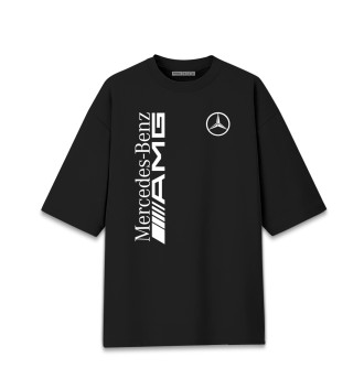 Хлопковая футболка оверсайз Mersedes-Benz AMG