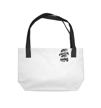 Пляжная сумка Anti Social Anti Hype White