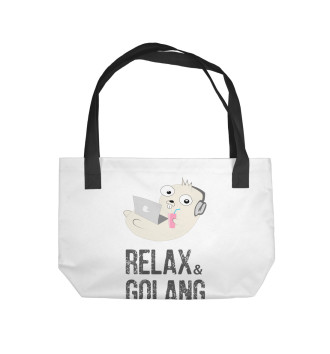 Пляжная сумка Relax & Golang