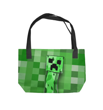 Пляжная сумка Minecraft Creeper