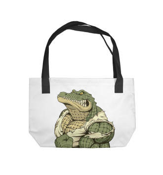 Пляжная сумка Крокодил