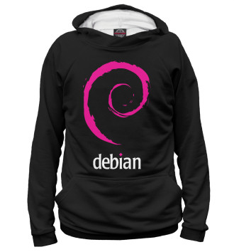 Женское Худи Debian Linux