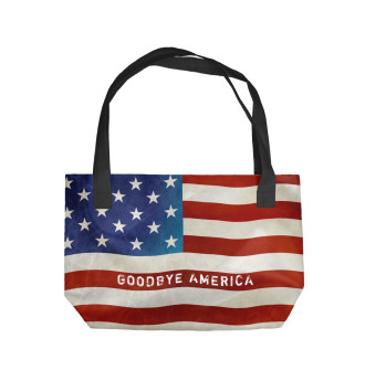 Пляжная сумка Гудбай Америка