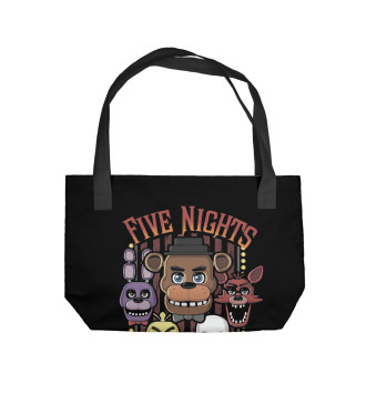 Пляжная сумка Five Nights at Freddy’s