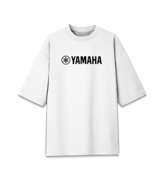 Хлопковая футболка оверсайз Yamaha