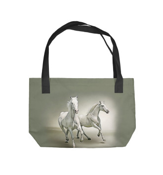 Пляжная сумка Пара лошадей