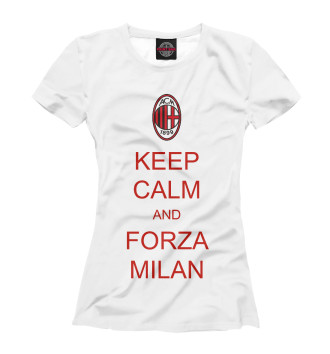 Футболка для девочек Forza Milan