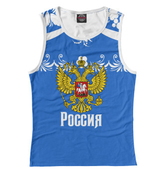 Майка для девочек Россия спорт
