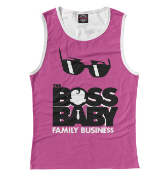 Женская Майка Boss Baby: family business