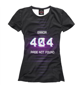 Женская Футболка 404