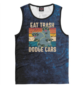 Майка для мальчиков Eat Trash Dodge Cars