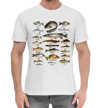 Хлопковая футболка Рыбалка