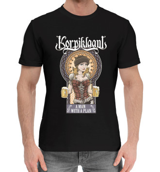 Мужская Хлопковая футболка Korpiklaani