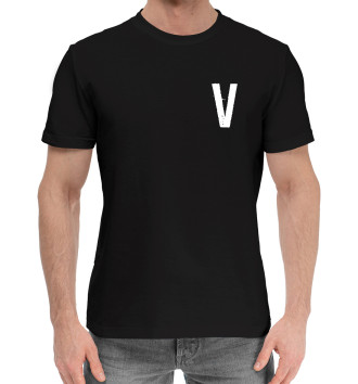 Мужская Хлопковая футболка V - СИЛА В ПРАВДЕ