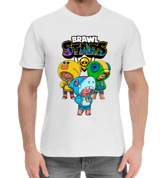 Хлопковая футболка Brawl Stars Leon Trio