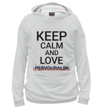 Худи для девочек Keep calm Pervouralsk