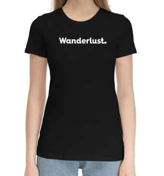 Хлопковая футболка Wanderlust
