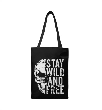 Сумка-шоппер Stay wild and free