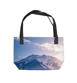 Пляжная сумка Красивые горы