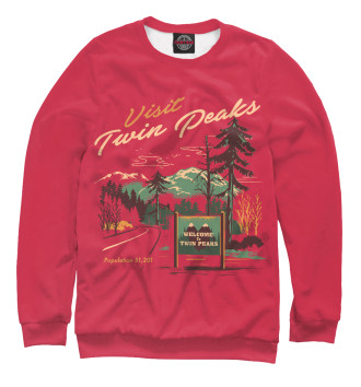 Свитшот для девочек Visit Twin Peaks