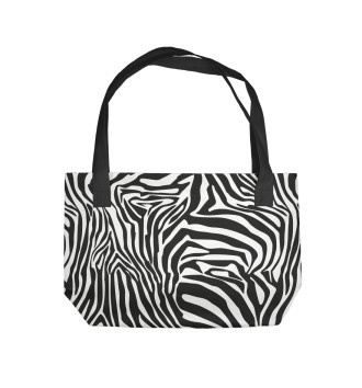 Пляжная сумка Полосы зебры