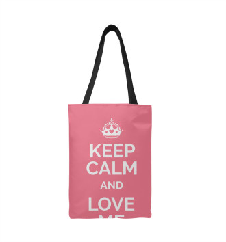 Сумка-шоппер Keep calm and love me