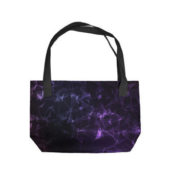 Пляжная сумка Фиолетовые созвездия