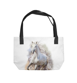 Пляжная сумка Белая лошадь