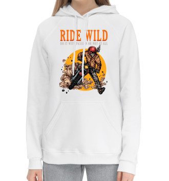 Женский Хлопковый худи Ride wild