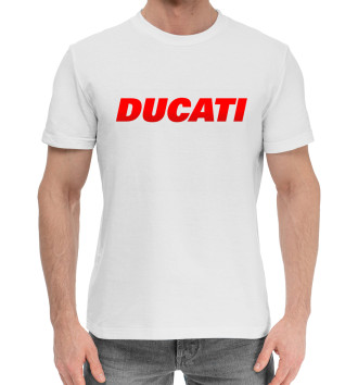 Хлопковая футболка DUCATI