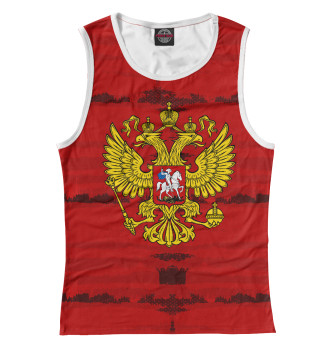 Майка для девочек Russia collection red