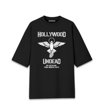 Мужская Хлопковая футболка оверсайз Hollywood Undead