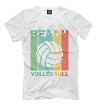 Мужская Футболка Beach Volleyball