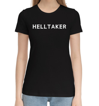 Женская Хлопковая футболка Helltaker