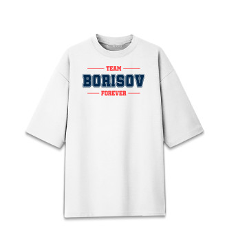 Женская Хлопковая футболка оверсайз Team Borisov