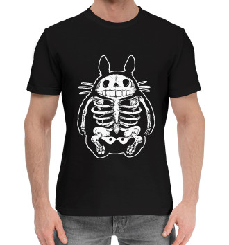 Мужская Хлопковая футболка Totoro Bones
