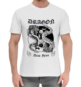 Хлопковая футболка Dragon new dear