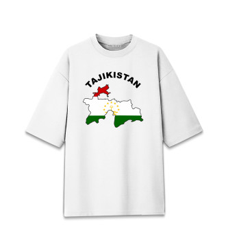Хлопковая футболка оверсайз Таджикистан
