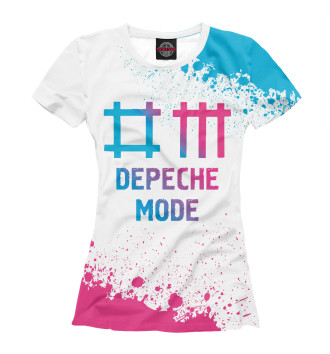 Футболка Depeche Mode Neon Gradient