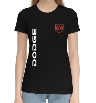 Женская Хлопковая футболка DODGE
