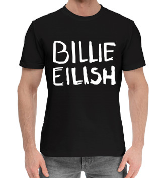 Мужская Хлопковая футболка Billie Eilish