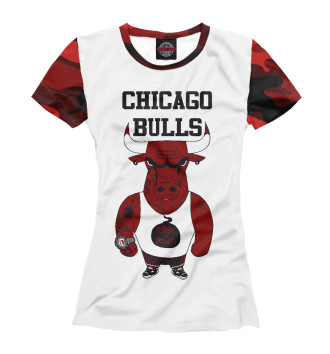 Женская Футболка Chicago bulls
